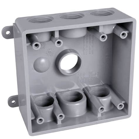 electrical 4x4 box wall mount|surface mount receptacle box lowe's.